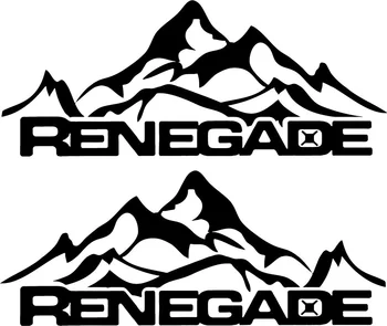 Eest 1Set/2tk 1Pair Renegade Mägi Logo Graafiline Vinüül Decal Kleebis Auto Stiil
