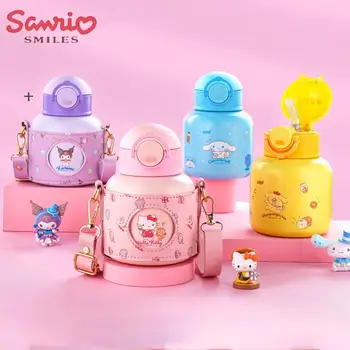 420Ml Kawaii Cartoon Hello Kitty Sanrio Lihav Termosed Cup Anime Kuromi Cinnamoroll Roostevabast Terasest Vee Pudel Armas Tüdruk Kingitus