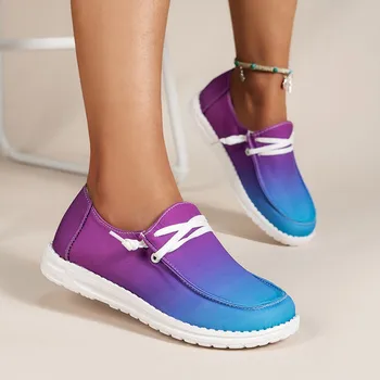 2023 suvel naiste vulkaniseeritud kingad lõuend vabaaja kingad naiste kingad korter mood naiste värvi vabaaja spordijalatsid suured
