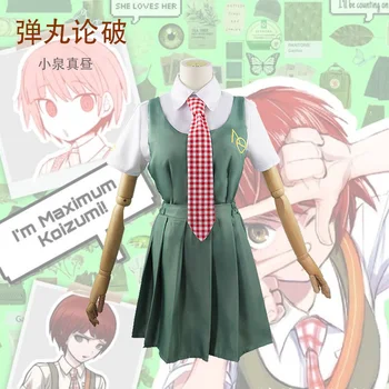 Anime Danganronpa Koizumi Mahiru Cosplay Kostüümid Jaapani Ühtne Madrus Masti Naiste Kleit Tüdrukute Riided