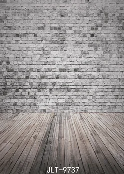 Valge Tellisest Seina Puidust Põrand Foto Taustaga Kohandatud Tarvikud Sünnipäeva Fotograafia Tausta Vinyl 3D