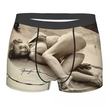 Marilyn Monroe Seksikas Jumalanna Treening Photoshoot Aluspüksid Breathbale Aluspüksid Meeste Aluspesu Prindi lühikesed Püksid Boxer Püksikud